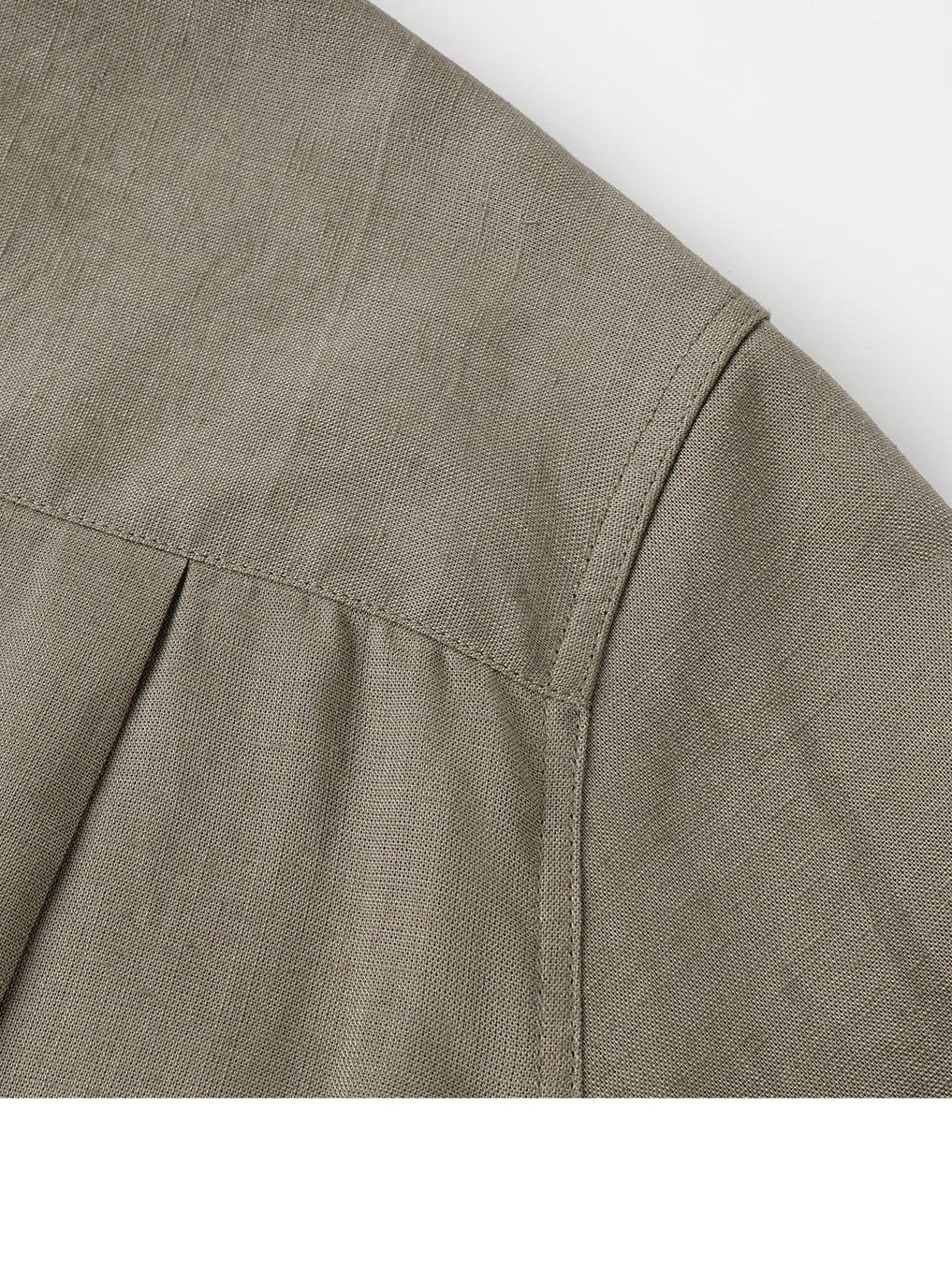 oinimi Rolled Sleeve Hunter Jacket Waist Cinch Women&