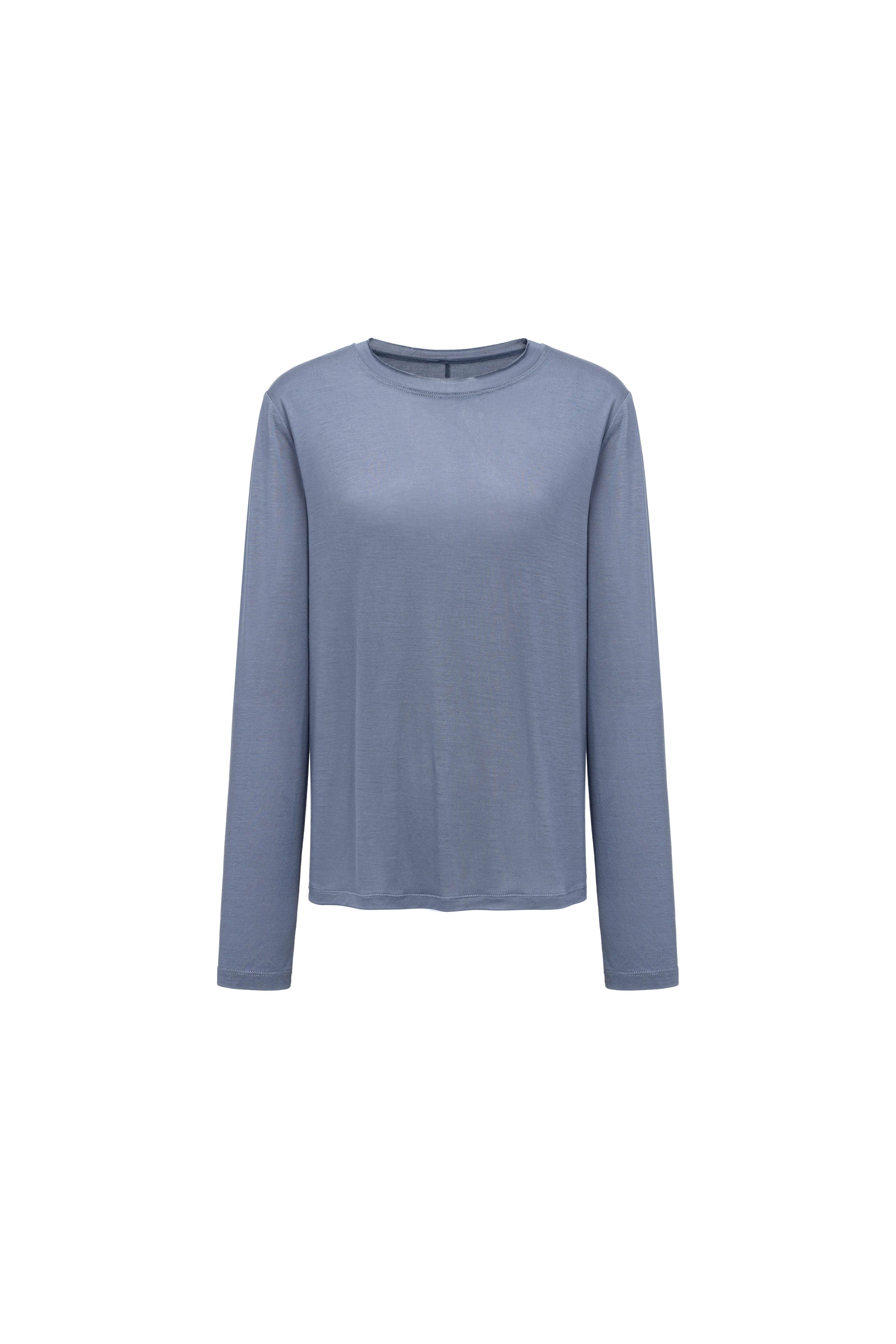 oinimi_Smoky_Purple_Drapey_Uv_Protection_Crewneck_Women&