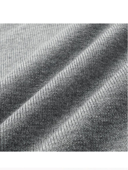 oinimi Soft Sculpted Draped Asymmetrical Knit Sweater