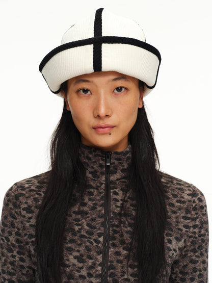 oinimi Soft Warm Slim Fit Leopard Print Zip Up Stand Collar Women Brown Cardigans