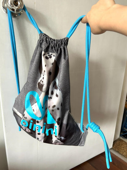oinimi Spotted Puppy Print Reversible Drawstring Women&