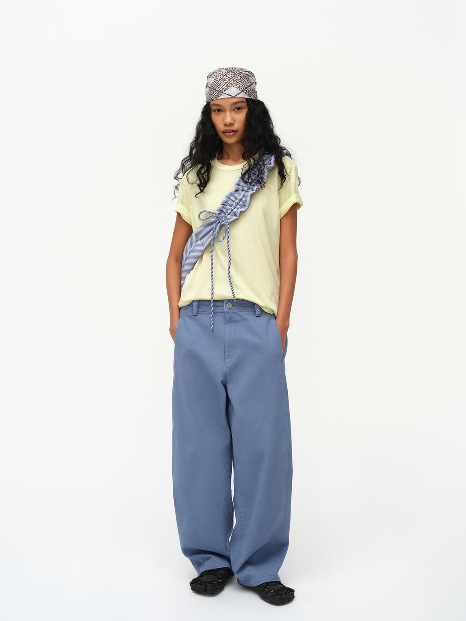 oinimi Straight Leg Washed Work Pants Relaxed Fit