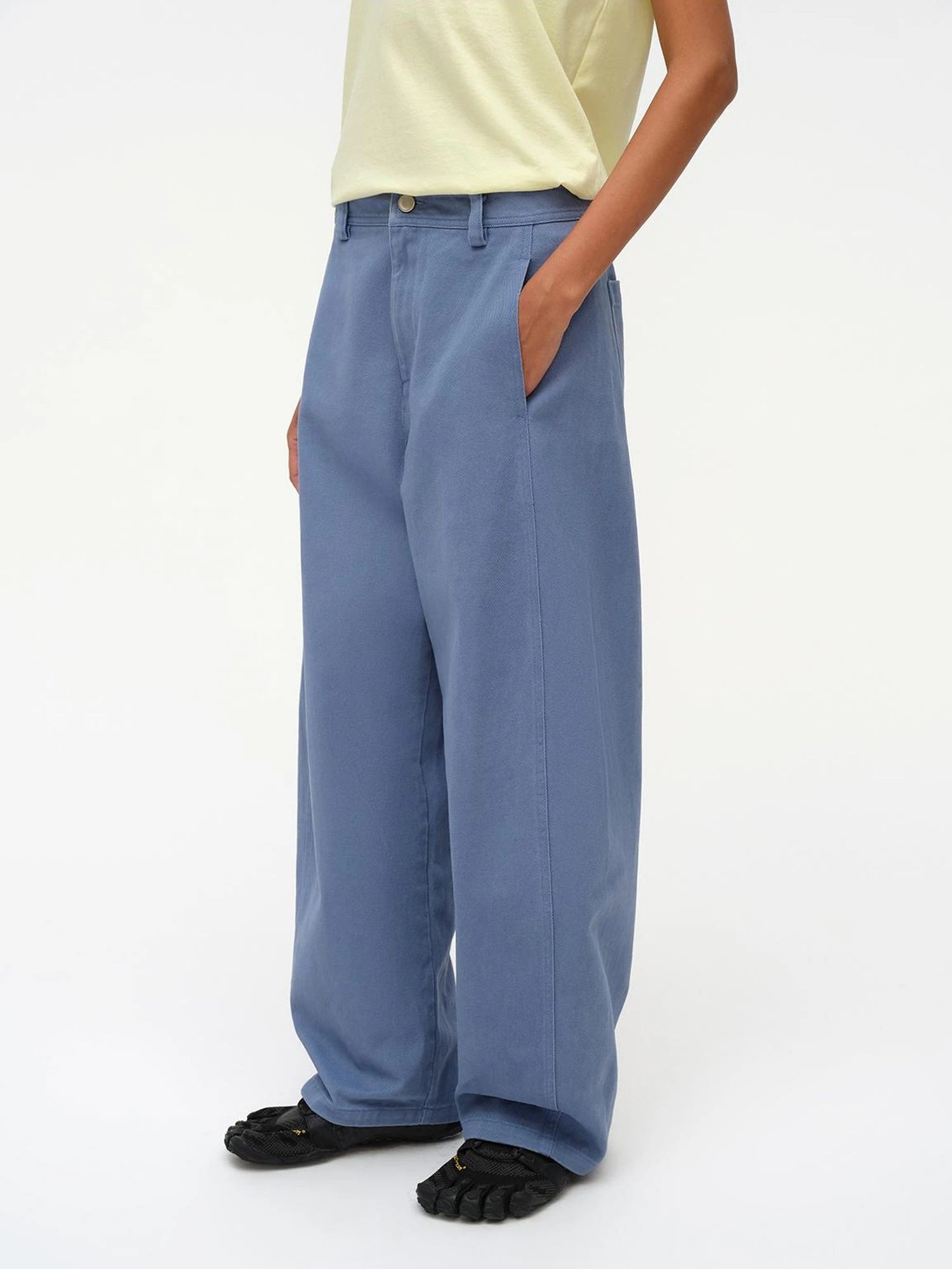 Straight Leg Washed Work Pants Relaxed Fit