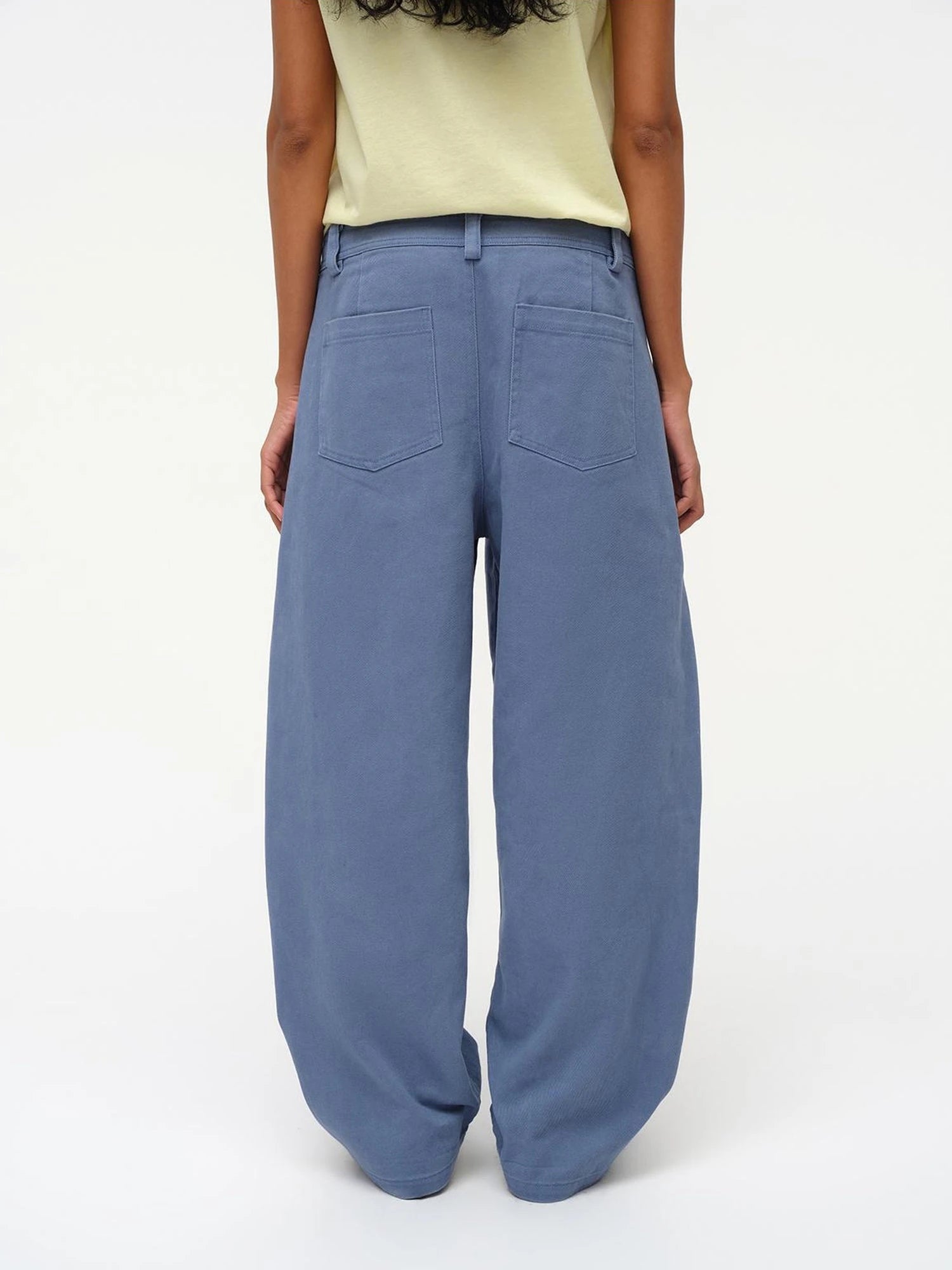 Straight Leg Washed Work Pants Relaxed Fit