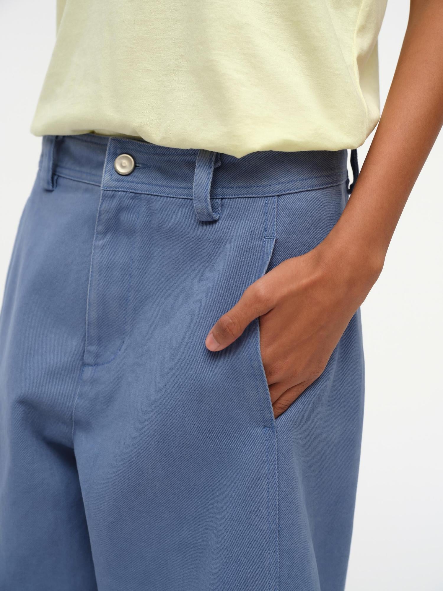 oinimi Straight Leg Washed Work Pants Relaxed Fit