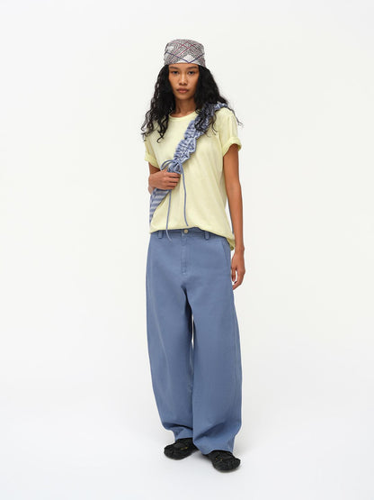 oinimi Straight Leg Washed Work Pants Relaxed Fit