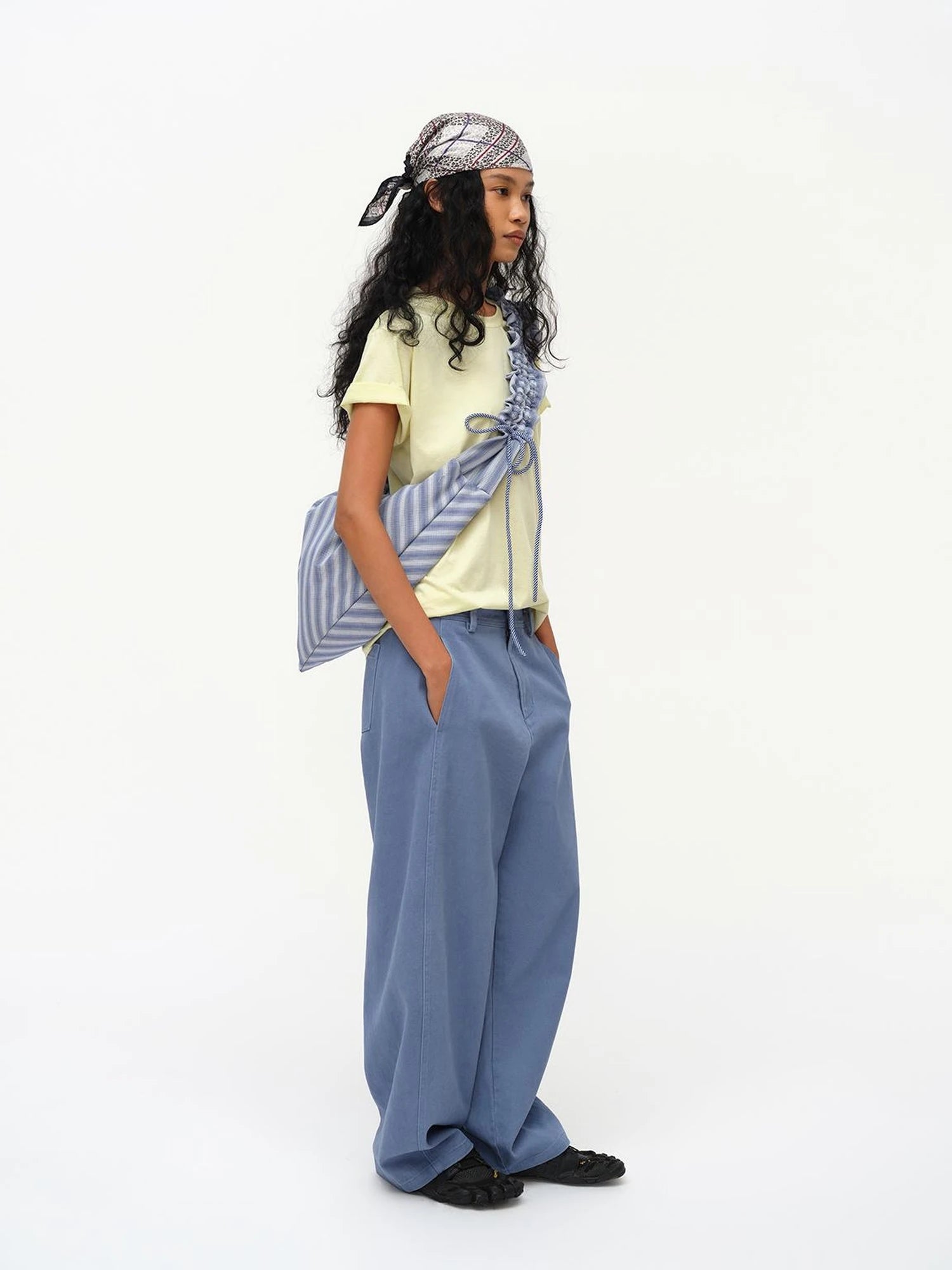 Straight Leg Washed Work Pants Relaxed Fit