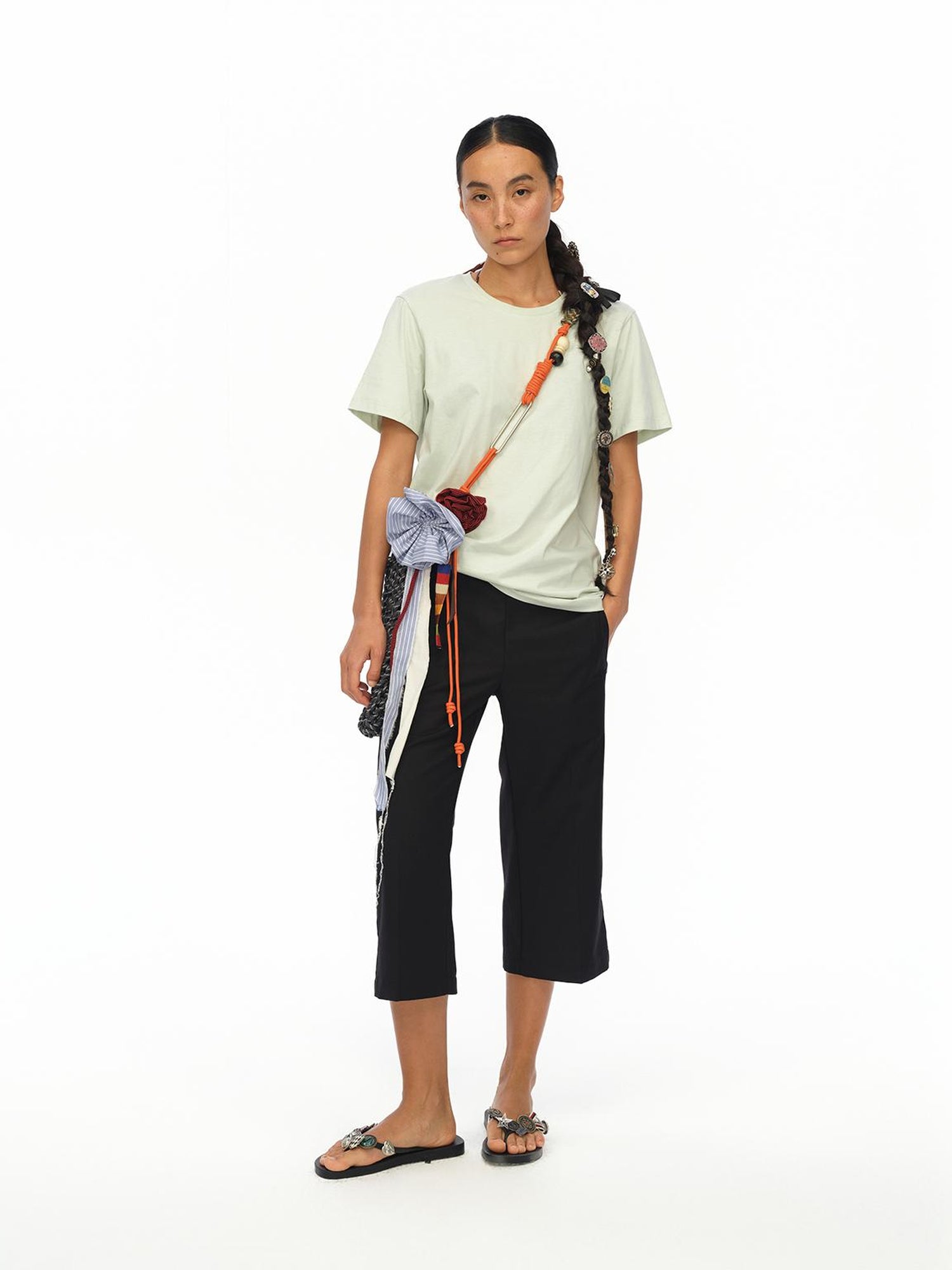 oinimi Summer Fresh Loose Tee Sweet Green