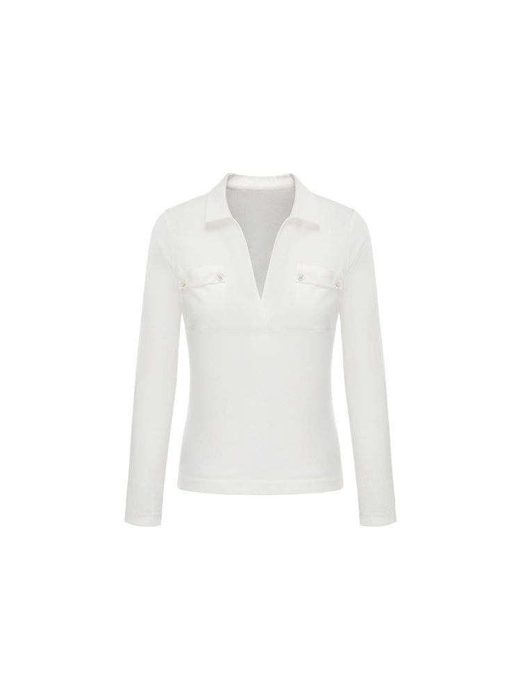 oinimi_Turn_Down_Collar_Double_Pocket_Utility_Women&