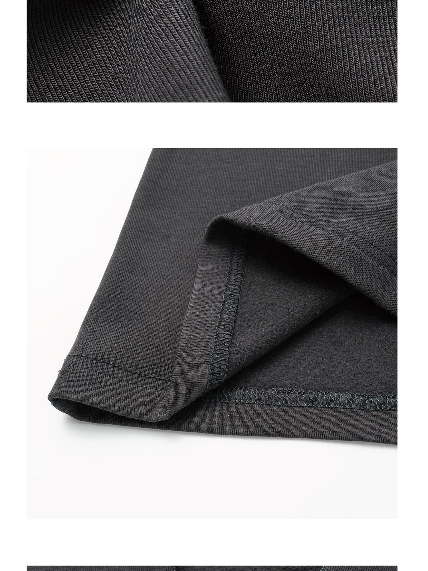 oinimi V-Neck Hooded Adjustable Fleece-Lined Slim Fit Top