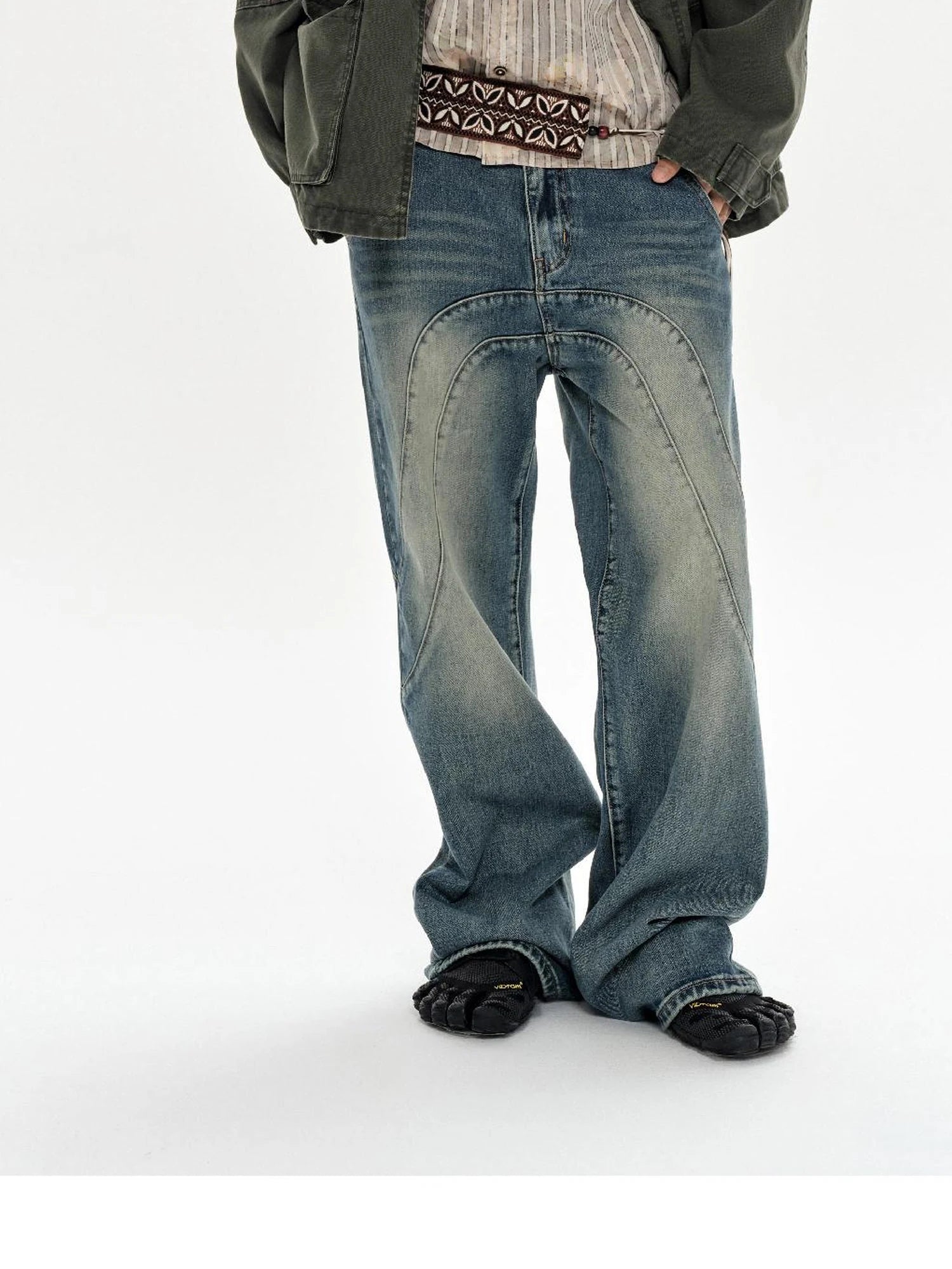 Vintage Brown Tribal Rope Waist Belt Unisex