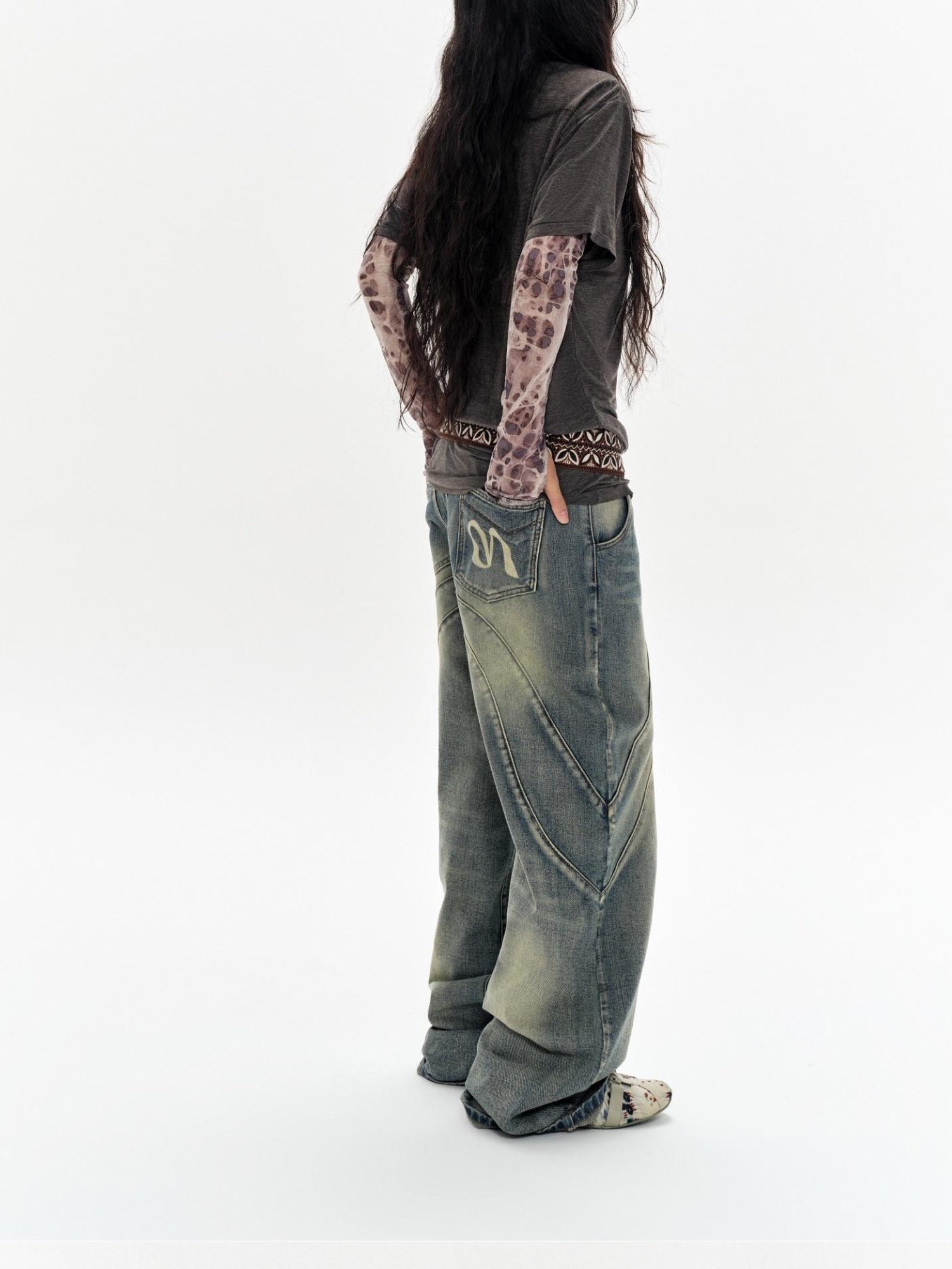oinimi Vintage Brown Tribal Rope Waist Belt Unisex