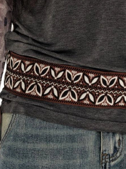 Vintage Brown Tribal Rope Waist Belt Unisex