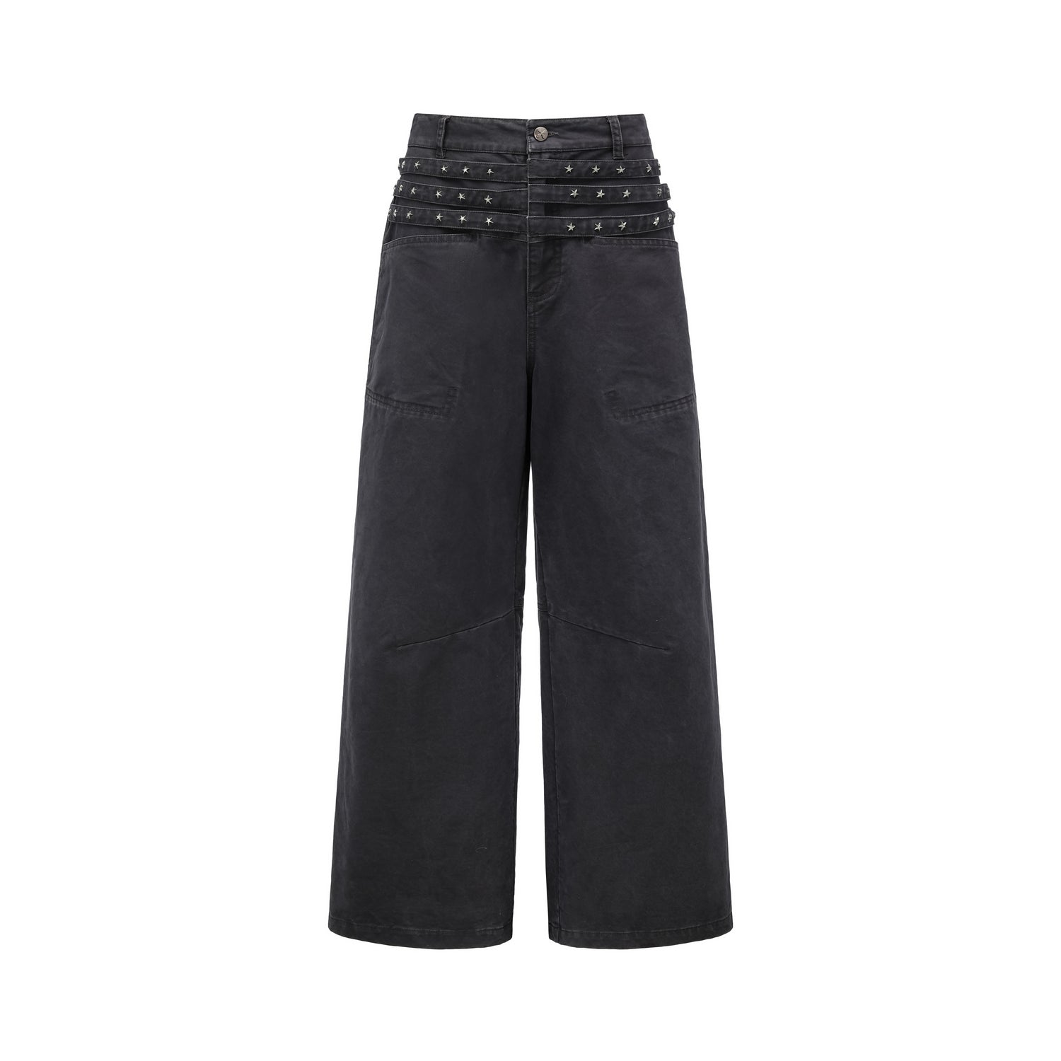 oinimi_Vintage_Star_Track_Studded_Wide_Leg_Cargo_Pants_MISSTT