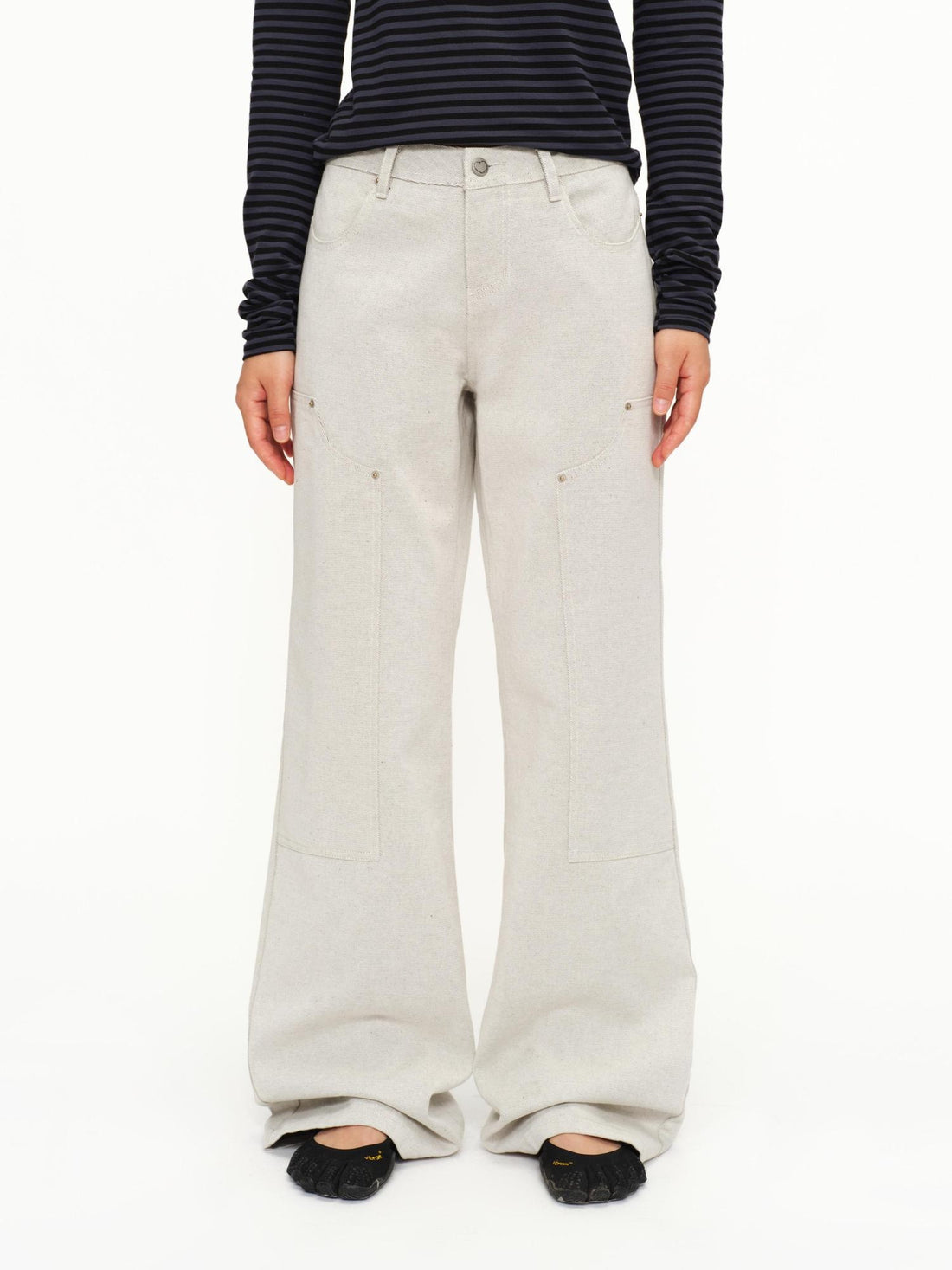 oinimi Vintage Wash Embroidered Slim Natural Waist Casual Women White Denim Jeans