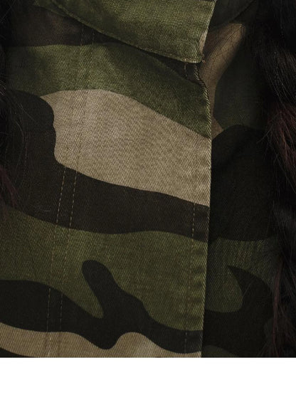 Vintage Washed Camo Utility Jacket