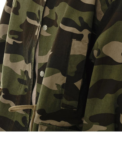 Vintage Washed Camo Utility Jacket