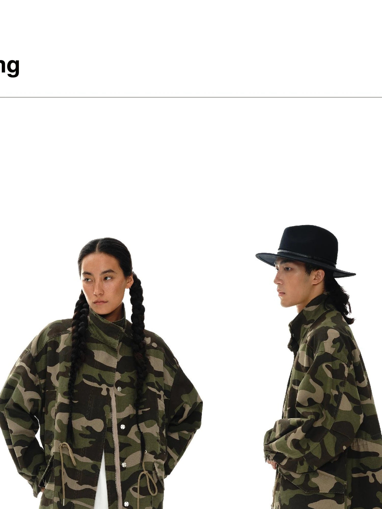 Vintage Washed Camo Utility Jacket