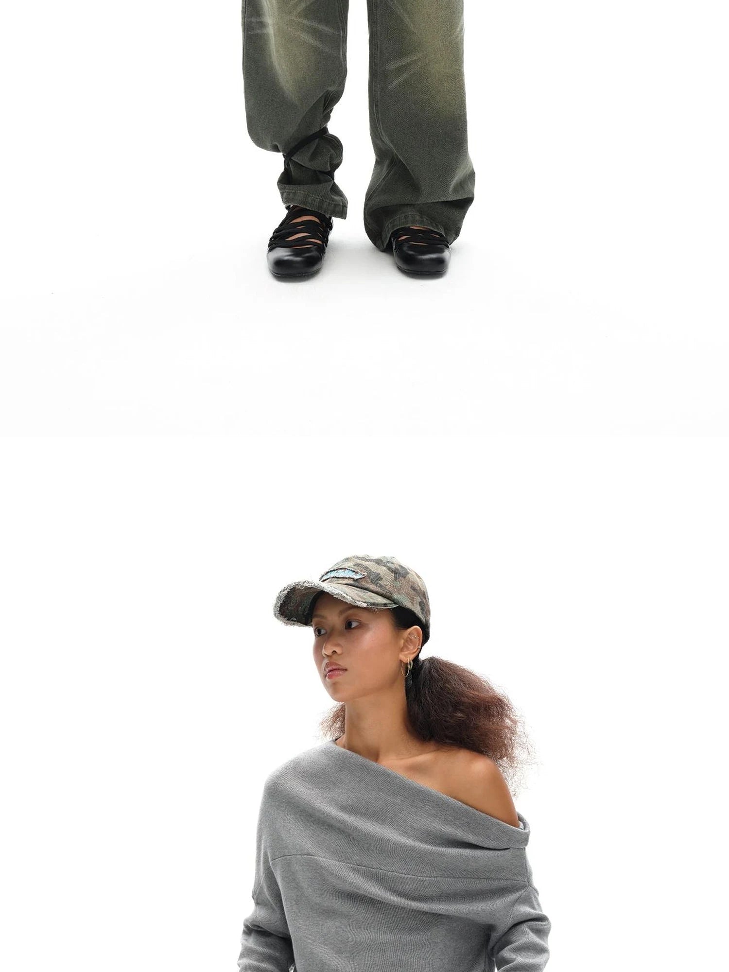 Vintage Washed Relaxed Fit Straight Leg Jeans