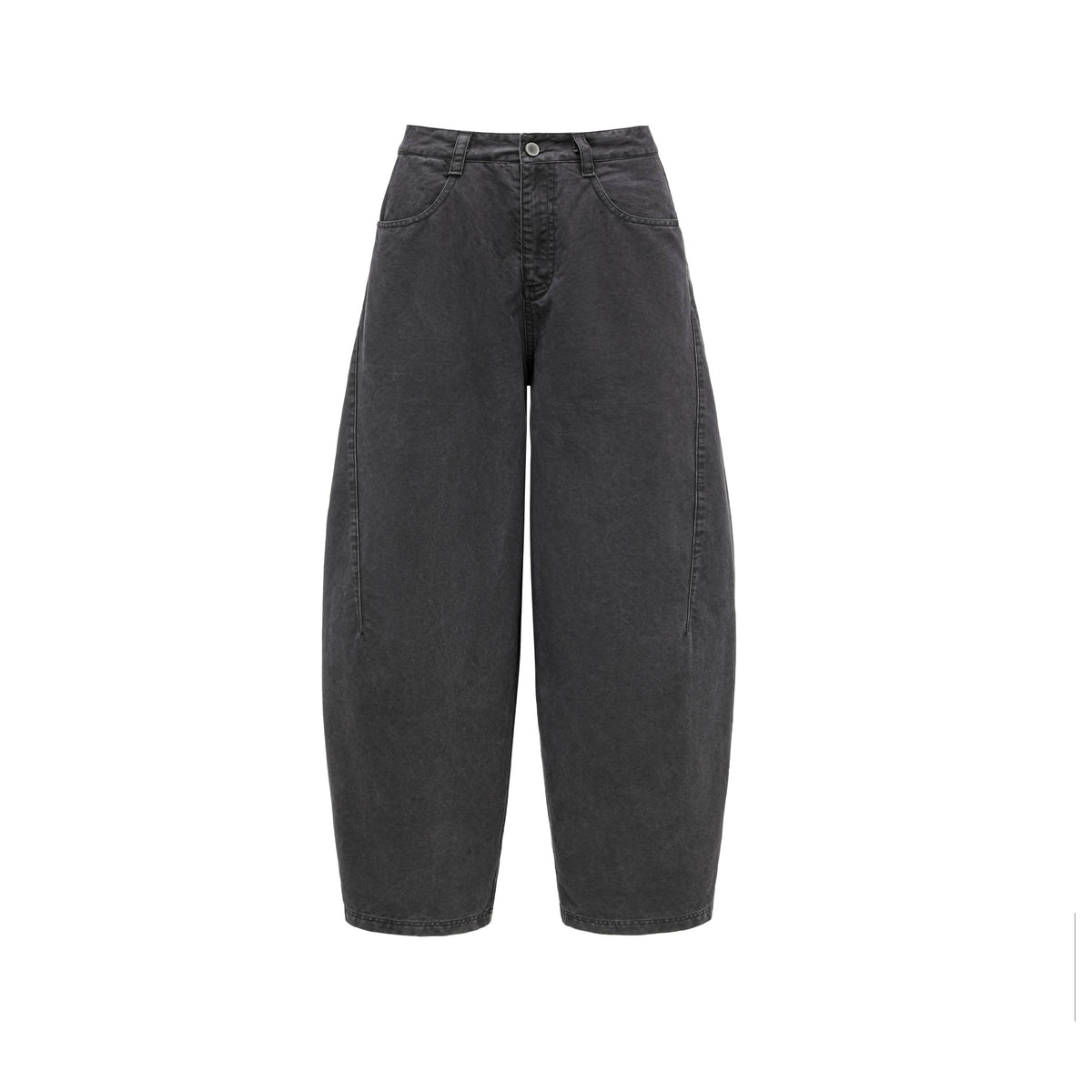 oinimi_Washed_Iron_Gray_Distressed_Curved_Zipper_High_Waist_Women&