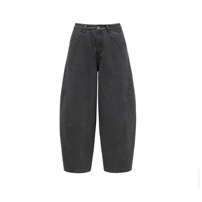 oinimi_Washed_Iron_Gray_Distressed_Curved_Zipper_High_Waist_Women&