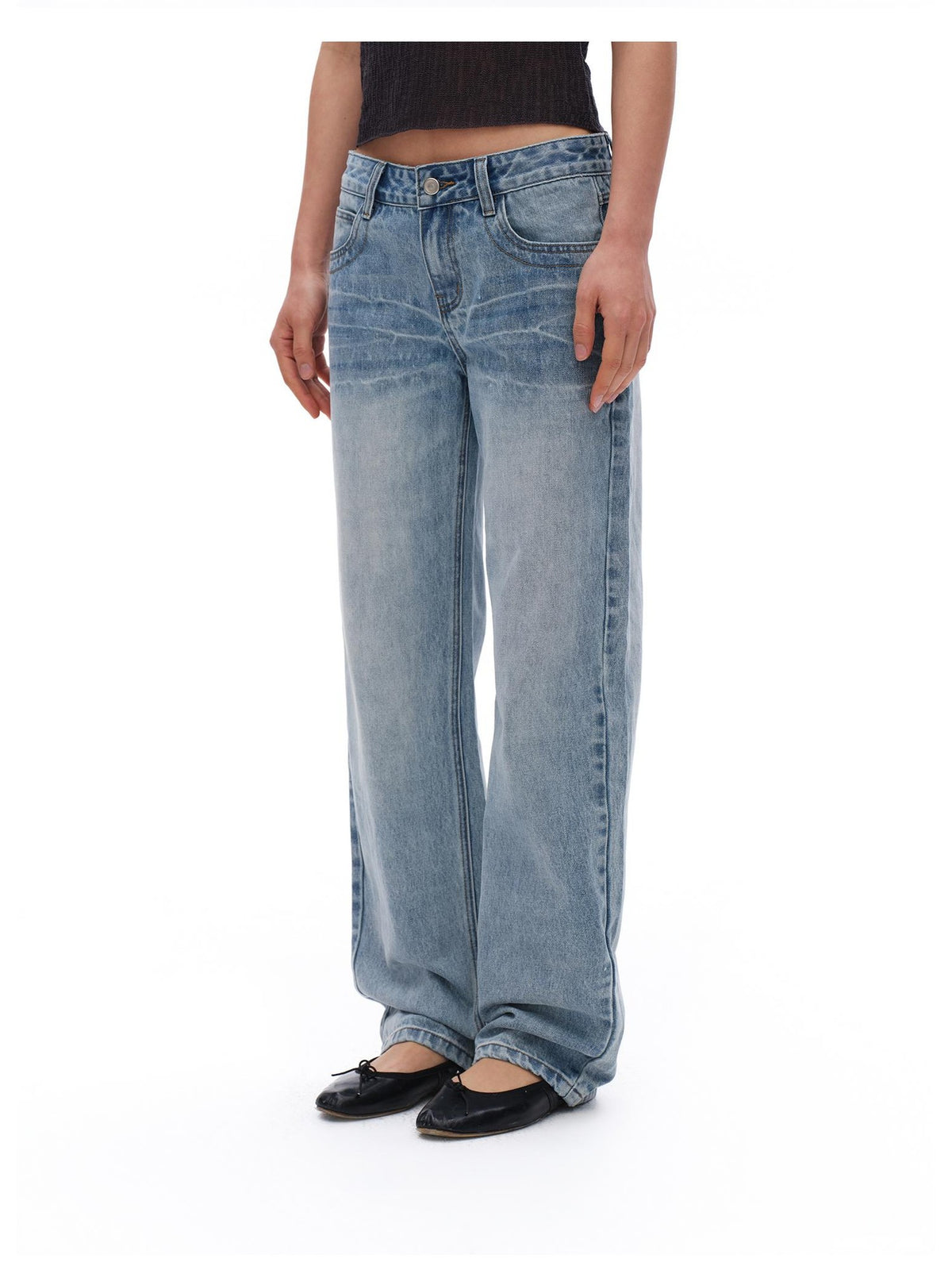 oinimi Washed Slim Fit Women&