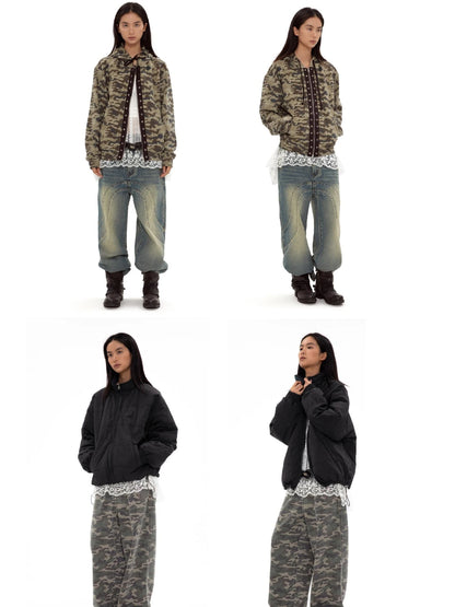 White Lace Bralette Layering Vest With Bow