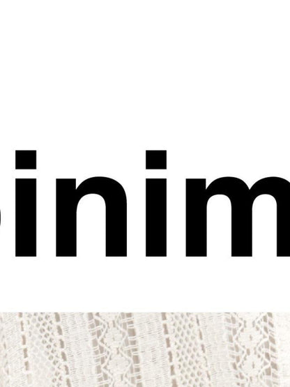 oinimi White Lace Bralette Layering Vest With Bow