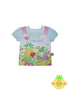 Frufru Gulu Hawaiian Dream Fruit Print Cotton Tee Women S Loose Fit Short Sleeve Top