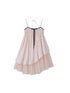 DIDDI MODA Floral Bloom Sheath Dress With Layered Tulle Hem
