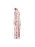 WSW WUSHENWU Elegant Floral Detachable Neckline Dress