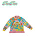 Frufru Gulu Frufru Gulu Loose Knit Sweater Contrast Collar Fall Winter