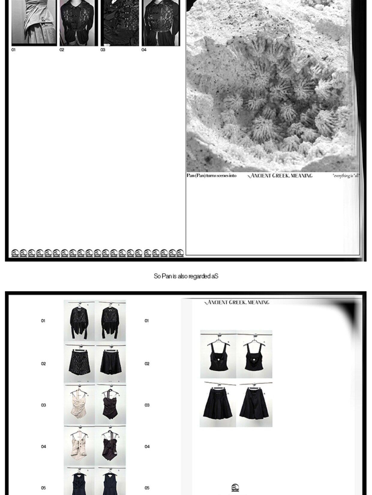 popoop Handcrafted Heavy Cut Jacquard Panel Spliced Women&