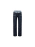 DoublePunch Vintage Flare Denim Jeans With Double Waistband Slim Fit