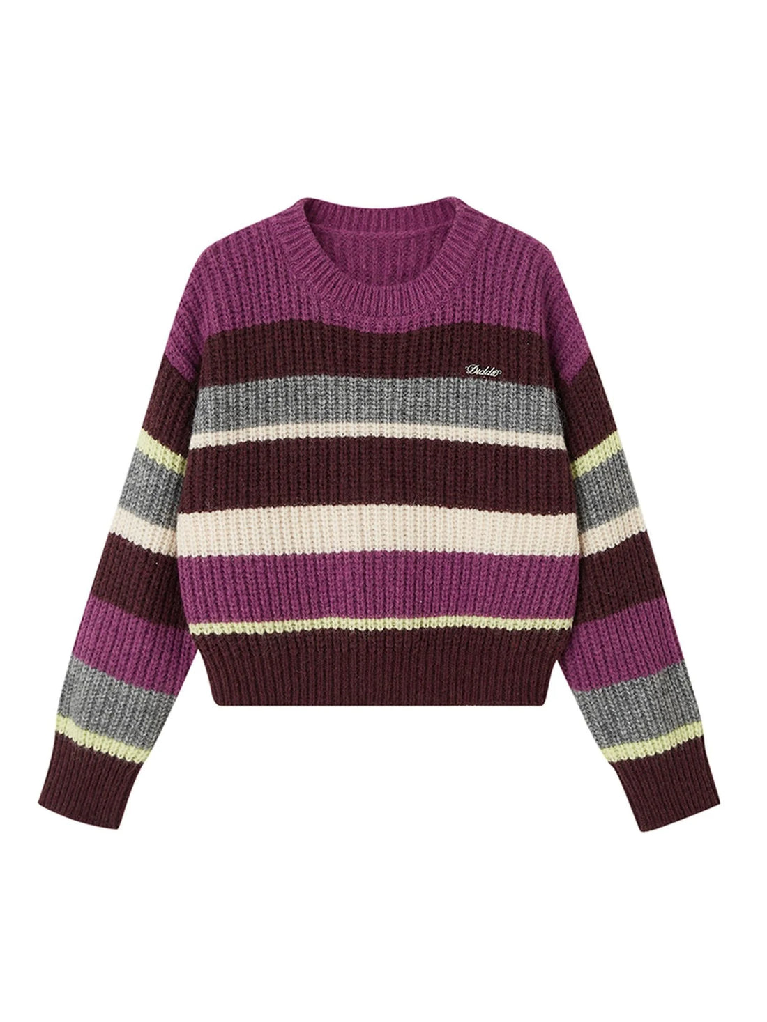 Colorblock Stripe Oversized Sweater
