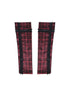 WSW WUSHENWU Rock Chic Red Black Plaid Sleeveless Top