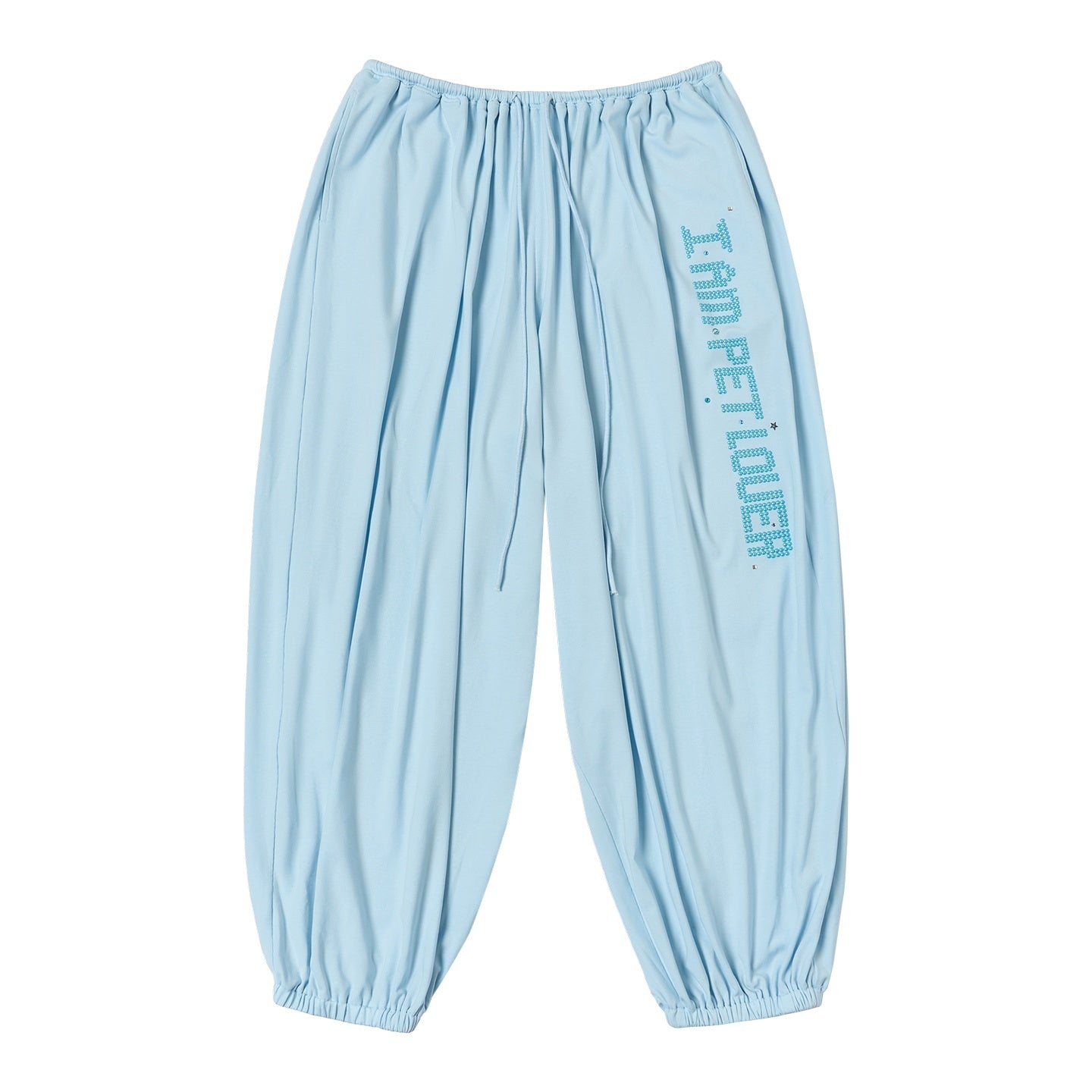 sancco_house_Balloon_Rhinestone_Slogan_Pleated_Women&