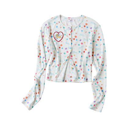 sancco_house_Beige_Angel_Puppy_Colorful_Polka_Dot_Print_Women&