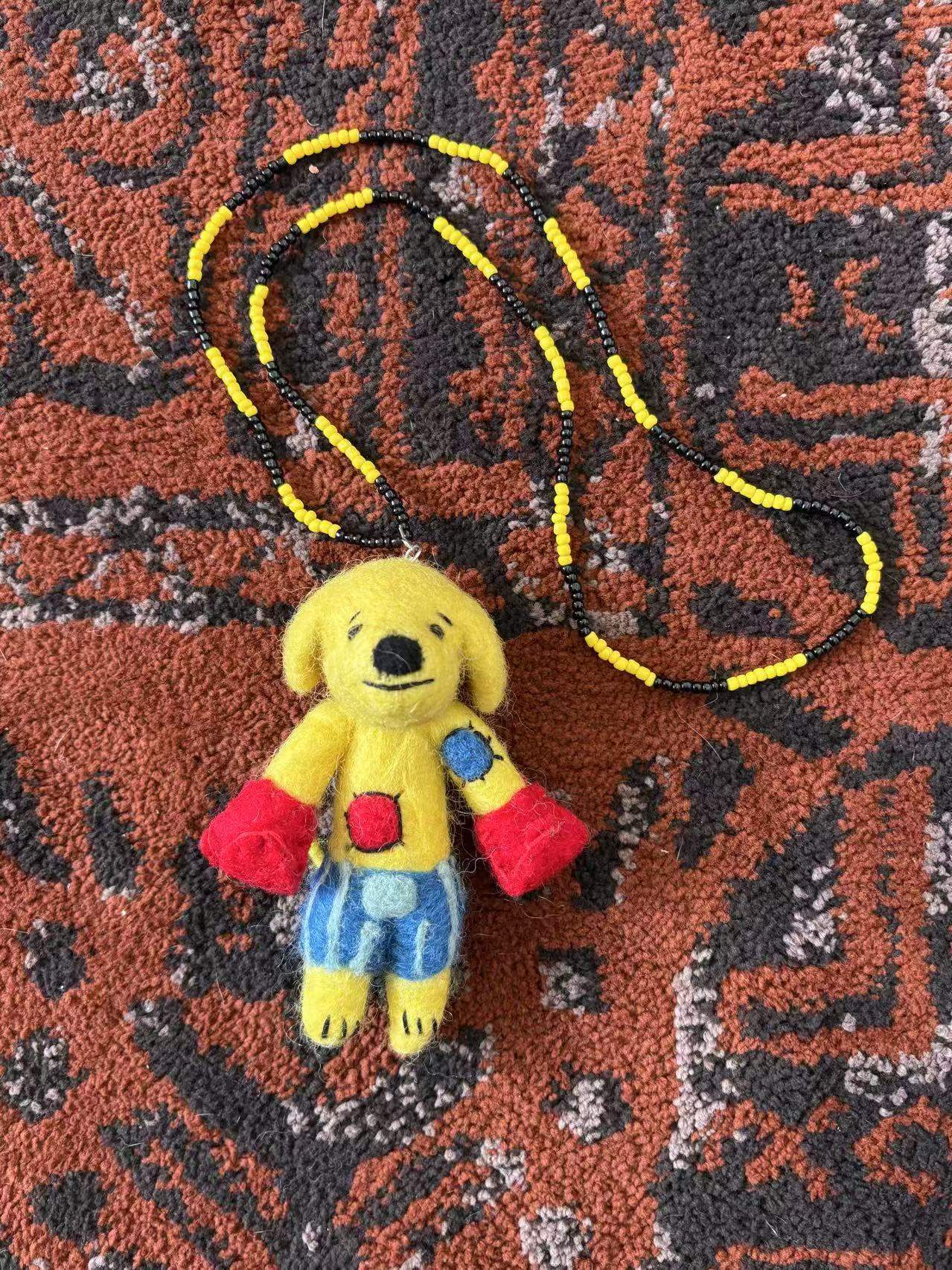 sancco_house_Boxing_Puppy_Surfing_Puppy_Handmade_Wool_Felt_Original_Women&
