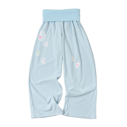sancco_house_Cartoon_Dog_Sticker_Print_Terry_Cloth_Women&