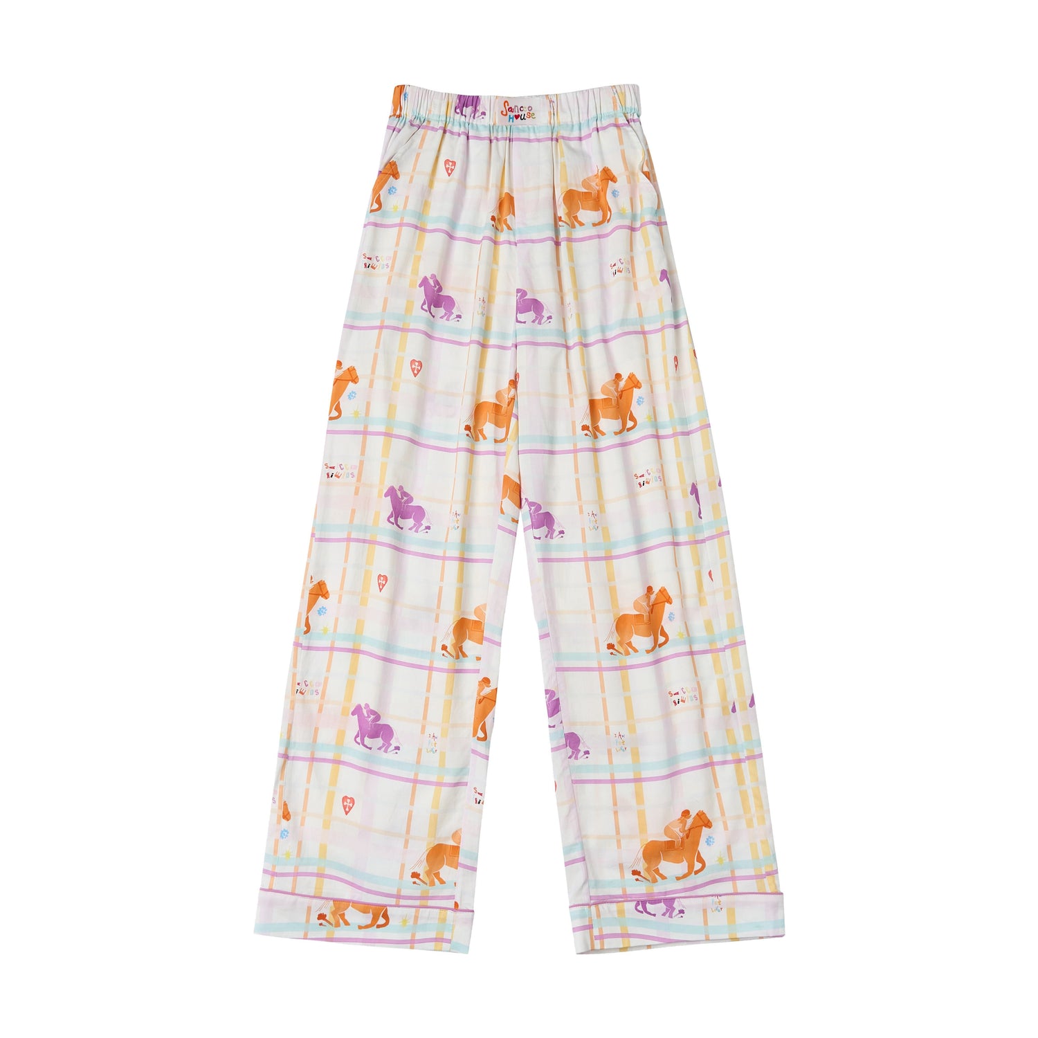 sancco_house_Circus_Puppy_Plaid_Shirt_Collar_Women&