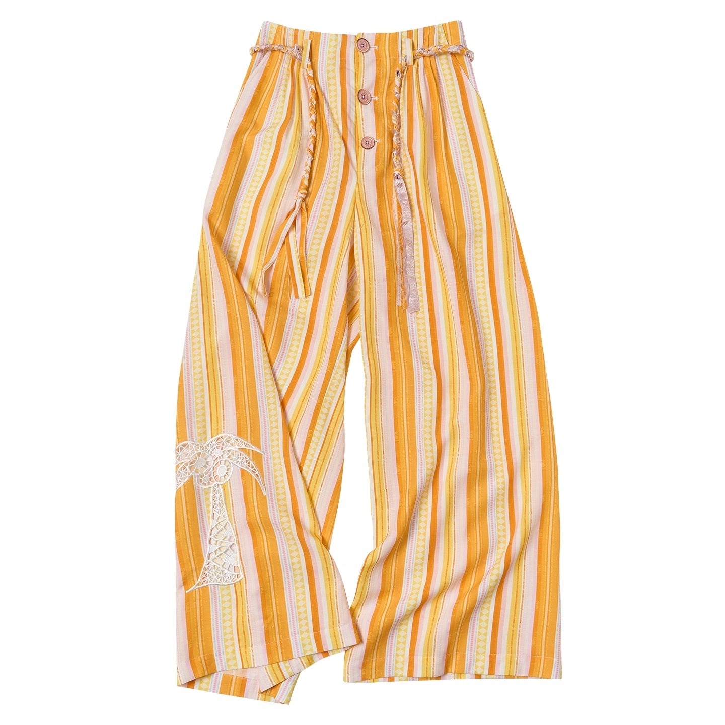 sancco_house_Coconut_Tree_Cutout_Embroidered_Stripes_Women&