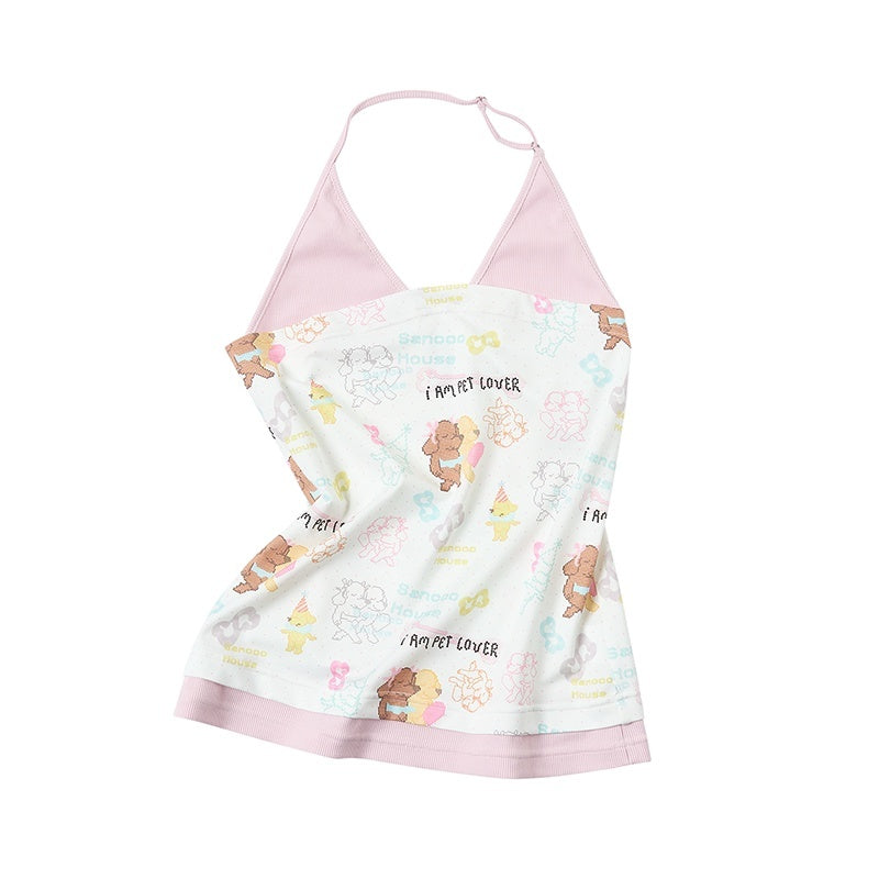 sancco_house_Colorblock_Illustration_Adjustable_High_Stretch_Women&