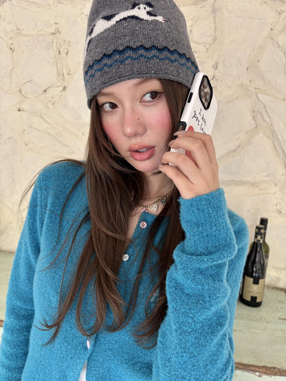 sancco house Colorblock Round Neck Embroidered Letter Women&