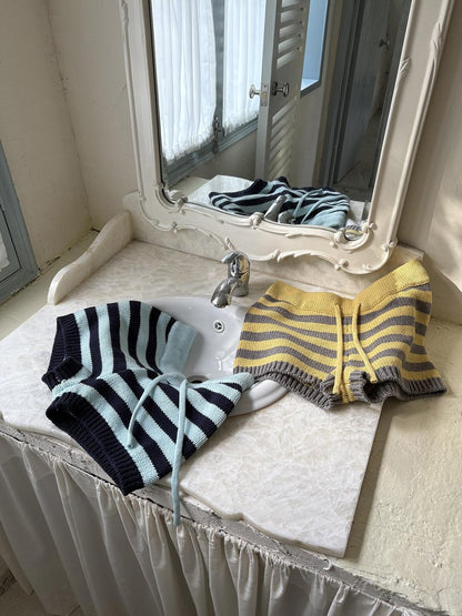 sancco house Colorblock Stripe Chunky Knit Women&