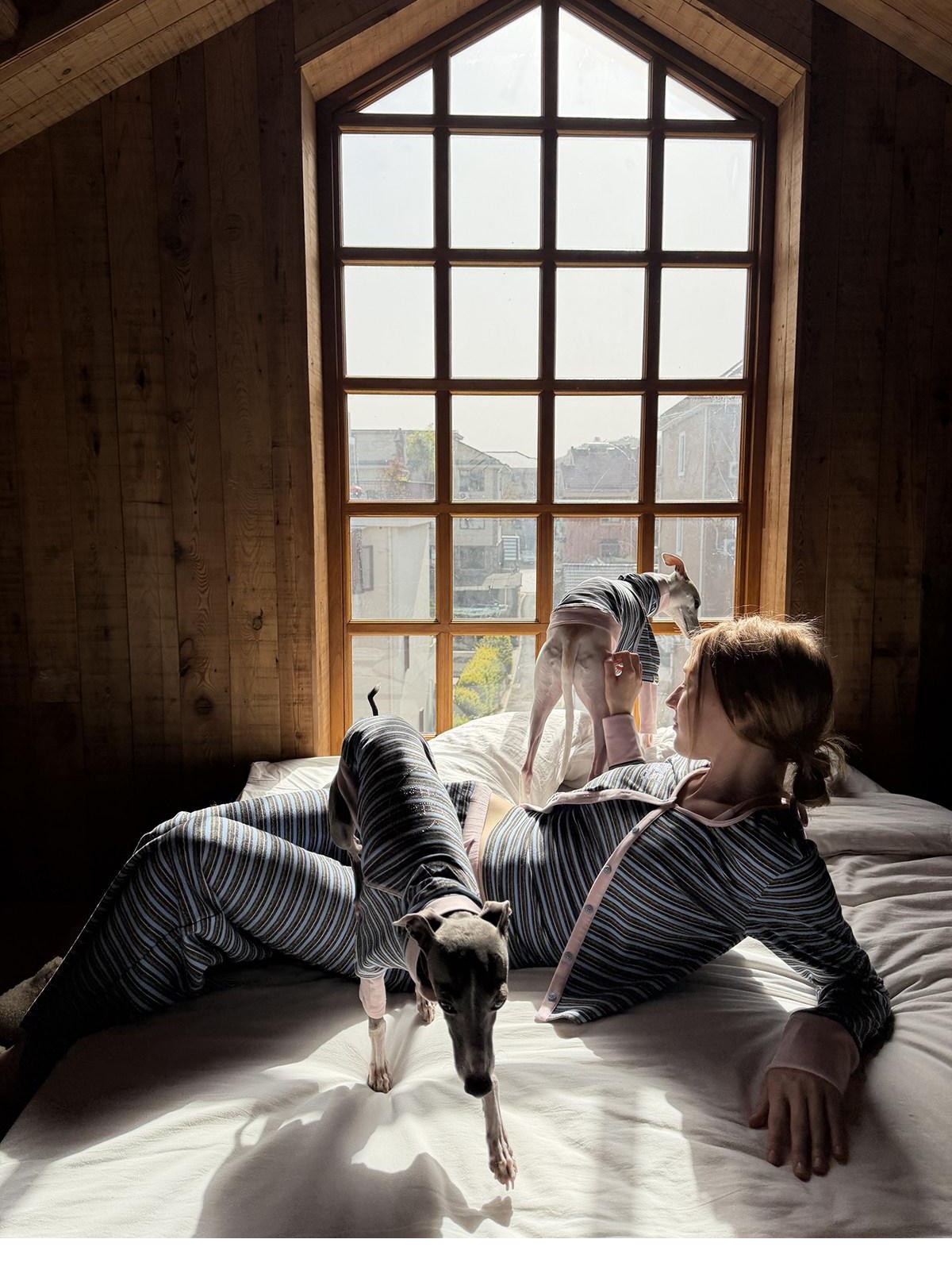 sancco house Colorblock Striped Relaxed Women&