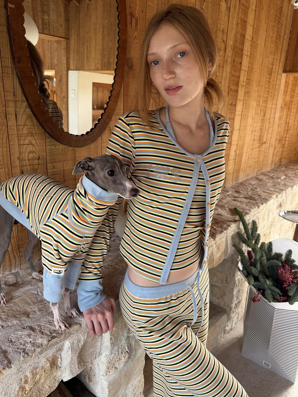 sancco house Colorblock Striped Women&
