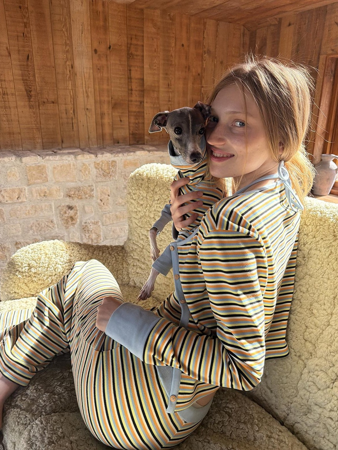 sancco house Colorblock Striped Women&