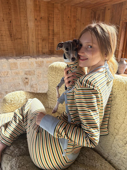 sancco house Colorblock Striped Women&