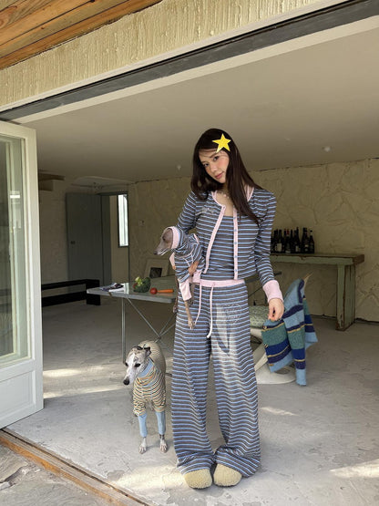 sancco house Colorblock Striped Women&
